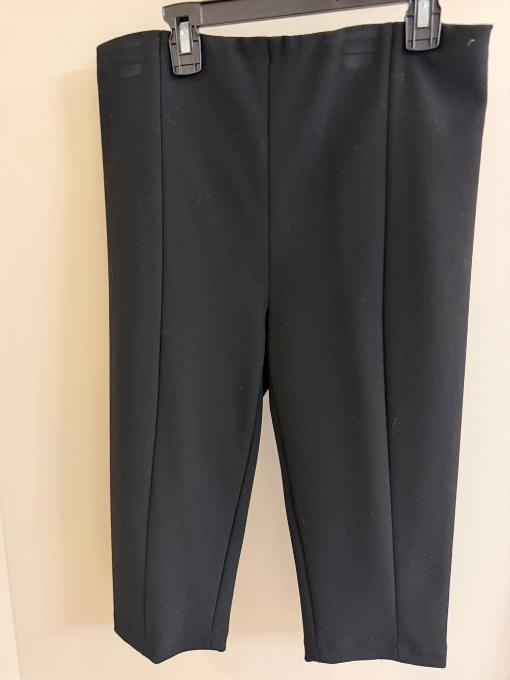 Zara Black Capris Cropped Pants, size M